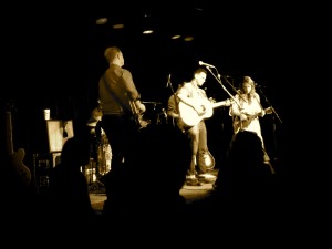 The Lone Bellow on stage at The Ark