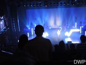 The typical view from SRO on the "upper mezzanine"